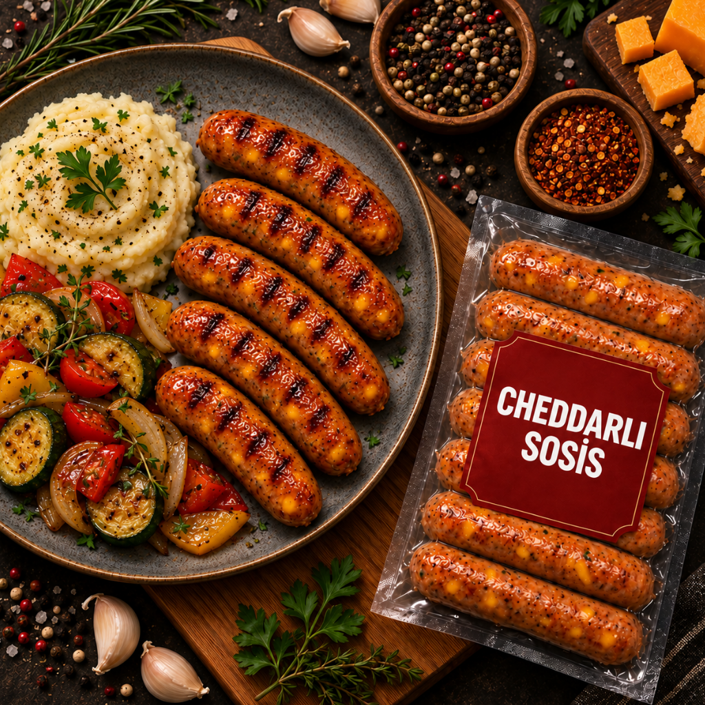 Cheddarlı Sosis
