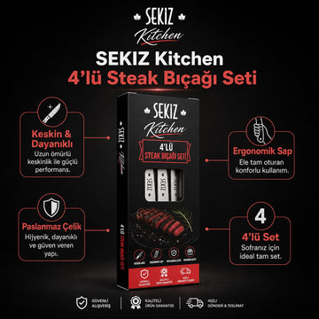 4'lü Steak Bıçağı Seti